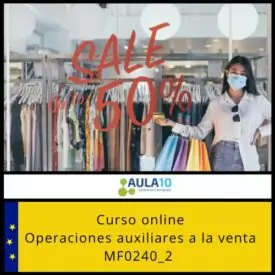 Curso online Operaciones auxiliares a la venta MF0240_2