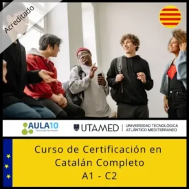 Catalán completo A1 - C2 Ajustado al Nivel oficial Consejo Europeo - UTAMED
