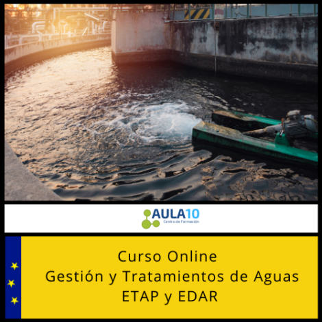 Curso online de Gestión y Tratamientos de Aguas ETAP y EDAR