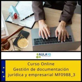Curso online Gestión de documentación jurídica y empresarial MF0988_3