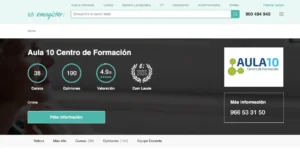 Opiniones aula 10 en emagister