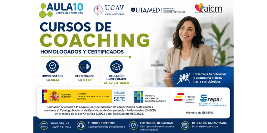 Cursos de coaching homologados y certificados