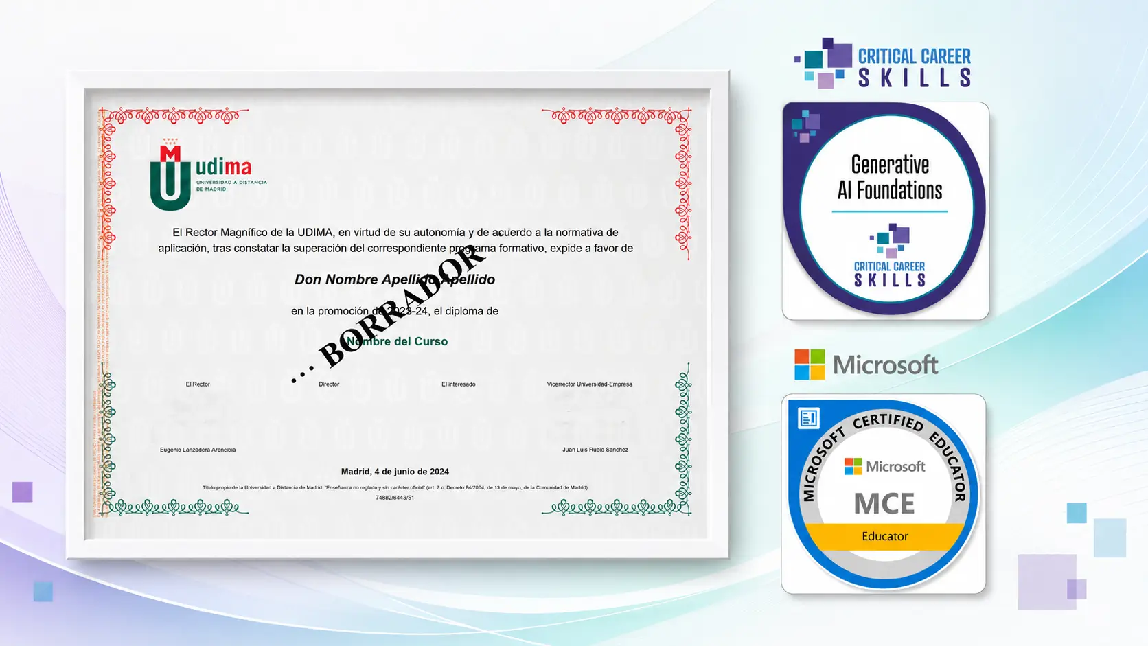 Curso Superior de Competencias Docentes para la Formación Profesional – Grados A, B y C (SSC_C_017_5B) Diploma Experto Docencia UDIMA