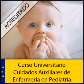 Cuidados Auxiliares de Enfermería en Pediatría Universidad Antonio de nebrija Curso online Creditos ECTS