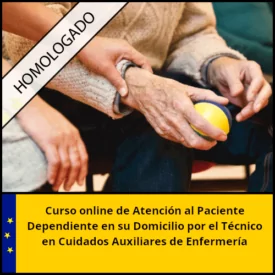 Curso online de Atención al Paciente Dependiente en su Domicilio por el Técnico en Cuidados Auxiliares de Enfermería
