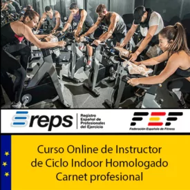 Curso Online de Instructor de Ciclo Indoor Homologado - Carnet profesional