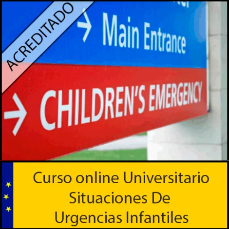 Curso Online Situaciones De Urgencias Infantiles Acreditado