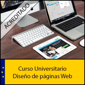 Diseño de Páginas Web Universidad Antonio de nebrija Curso online Creditos ECTS