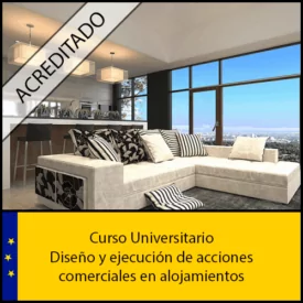 Diseño y ejecución de acciones comerciales en alojamientos Universidad Antonio de nebrija Curso online Creditos ECTS