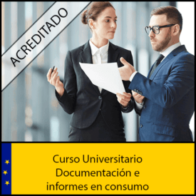 Documentación e informes en consumo Universidad Antonio de nebrija Curso online Creditos ECTS