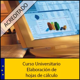 Elaboración de hojas de cálculo Universidad Antonio de nebrija Curso online Creditos ECTS