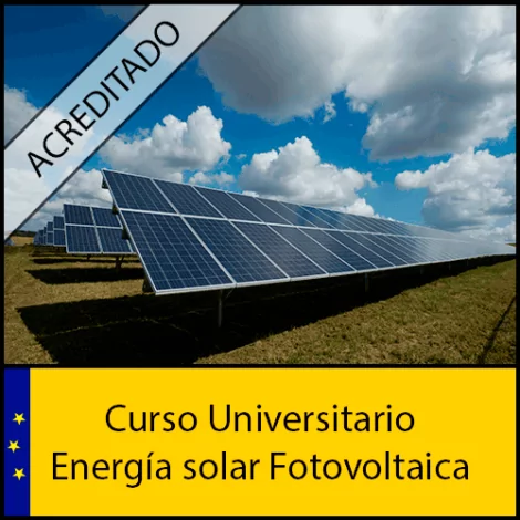 Energía Solar Fotovoltaica Universidad Antonio de nebrija Curso online Créditos ECTS