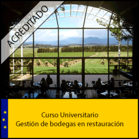 Gestión de bodegas en restauración Universidad Antonio de nebrija Curso online Creditos ECTS