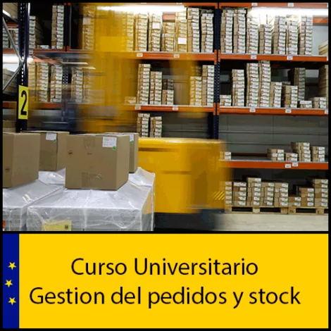 Gestión de pedidos y stock Universidad Antonio de nebrija Curso online Creditos ECTS