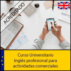 Inglés profesional para actividades comerciales Universidad Antonio de nebrija Curso online Creditos ECTS