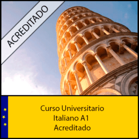 Italiano A1 Universidad Antonio de nebrija Curso online Creditos ECTS