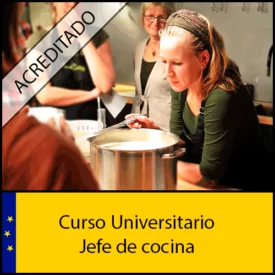 Jefe de Cocina Universidad Antonio de nebrija Curso online Creditos ECTS