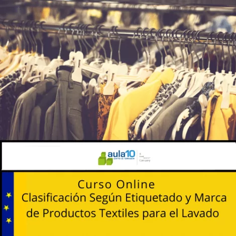 Clasificación según etiquetado y marca de productos textiles para el Lavado