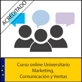 Curso Online Marketing, Comunicación y Ventas Acreditado