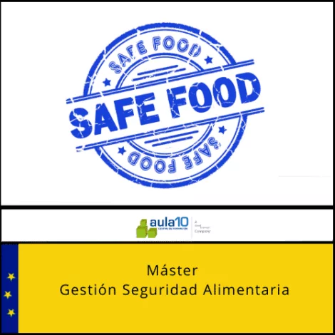Máster Gestión Seguridad Alimentaria - Máster Universitario (60 ECTS)