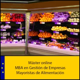 Máster online MBA en Gestión de Empresas Mayoristas de Alimentación