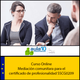 Curso online de Mediación comunitaria para el certificado de profesionalidad SSCG0209