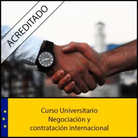 Negociación y contratación internacional Universidad Antonio de nebrija Curso online Creditos ECTS
