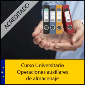 Operaciones auxiliares de almacenaje Universidad Antonio de nebrija Curso online Creditos ECTS