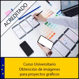 Obtención de imágenes para proyectos gráficos Universidad Antonio de nebrija Curso online Creditos ECTS