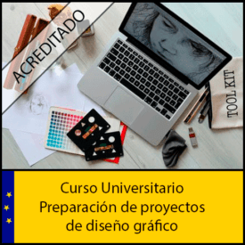 Preparación de proyectos de diseño gráfico Universidad Antonio de nebrija Curso online Creditos ECTS