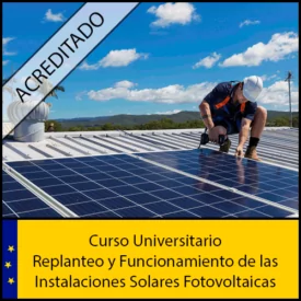 Replanteo y Funcionamiento de las Instalaciones Solares Fotovoltaicas
