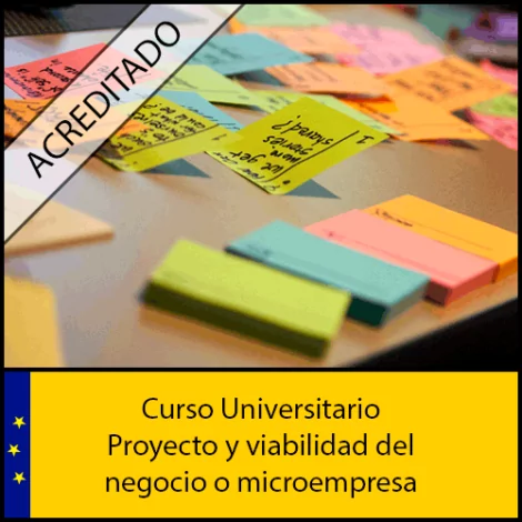 Proyecto y viabilidad del negocio o microempresa Universidad Antonio de nebrija Curso online Creditos ECTS