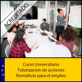 Tutorización de acciones formativas para el empleo Universidad Antonio de nebrija Curso online Creditos ECTS
